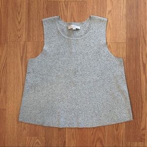 Speckled Sleeveless Cropped Top from LOFT